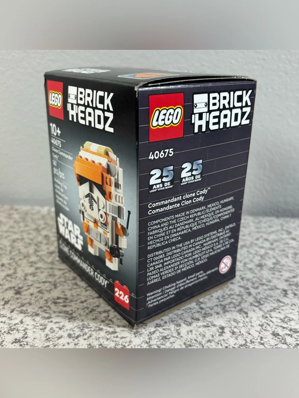 LEGO 40675 Star Wars Brickheadz Clone Commander Cody New